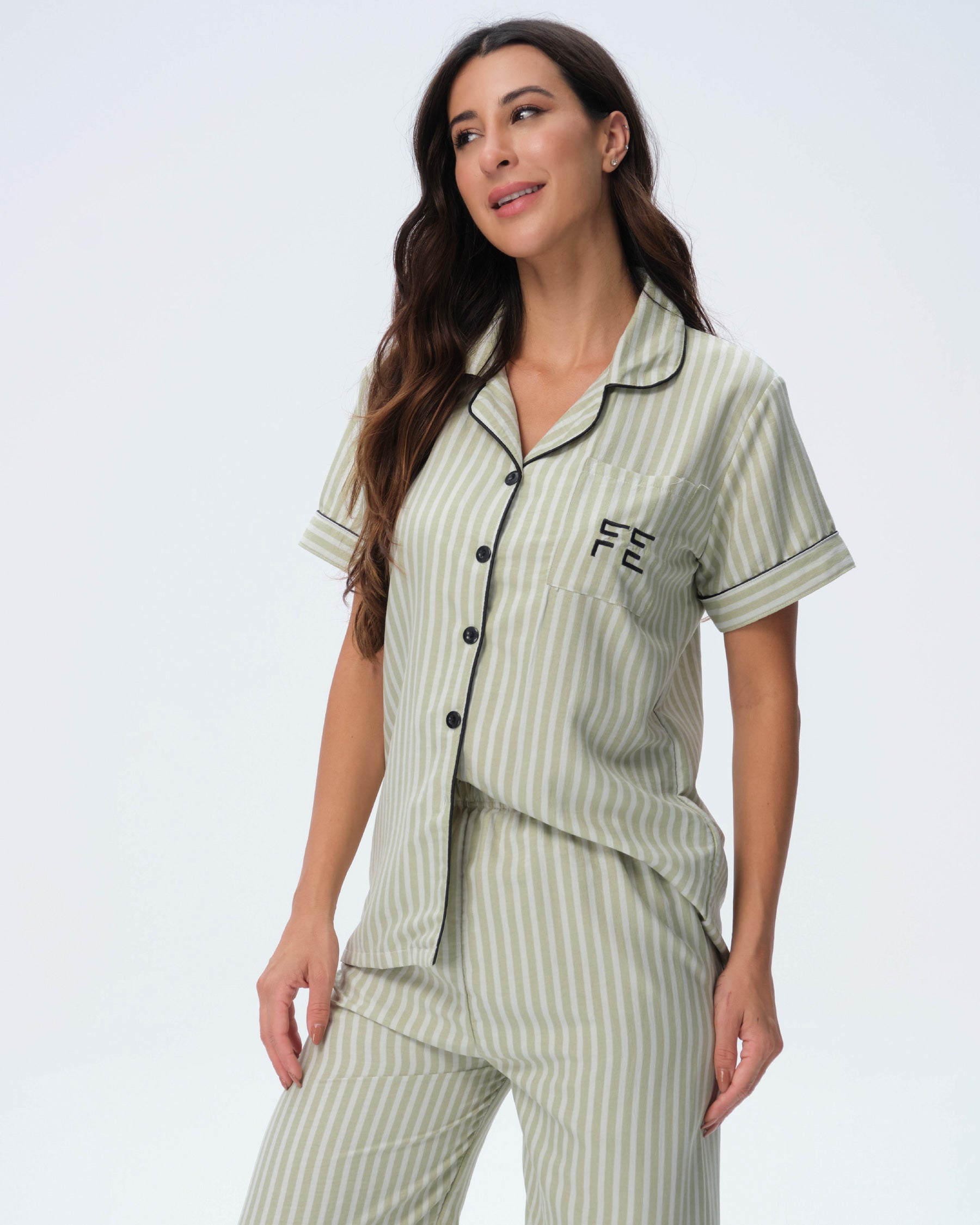 بيجامة نسائية - قطعتين (M-2XL)