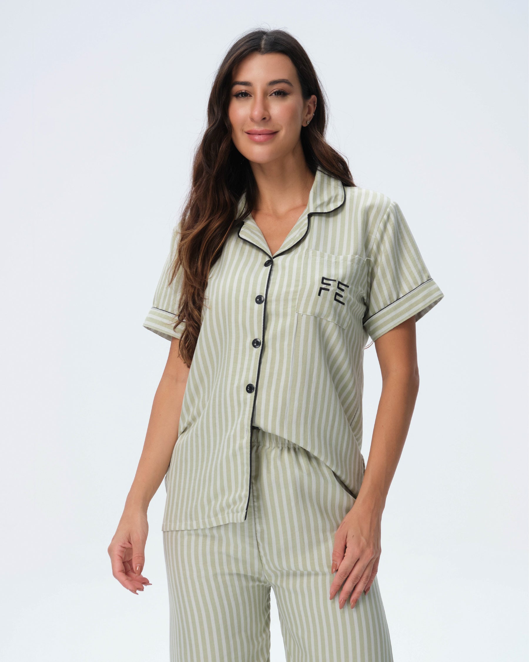 بيجامة نسائية - قطعتين (M-2XL)