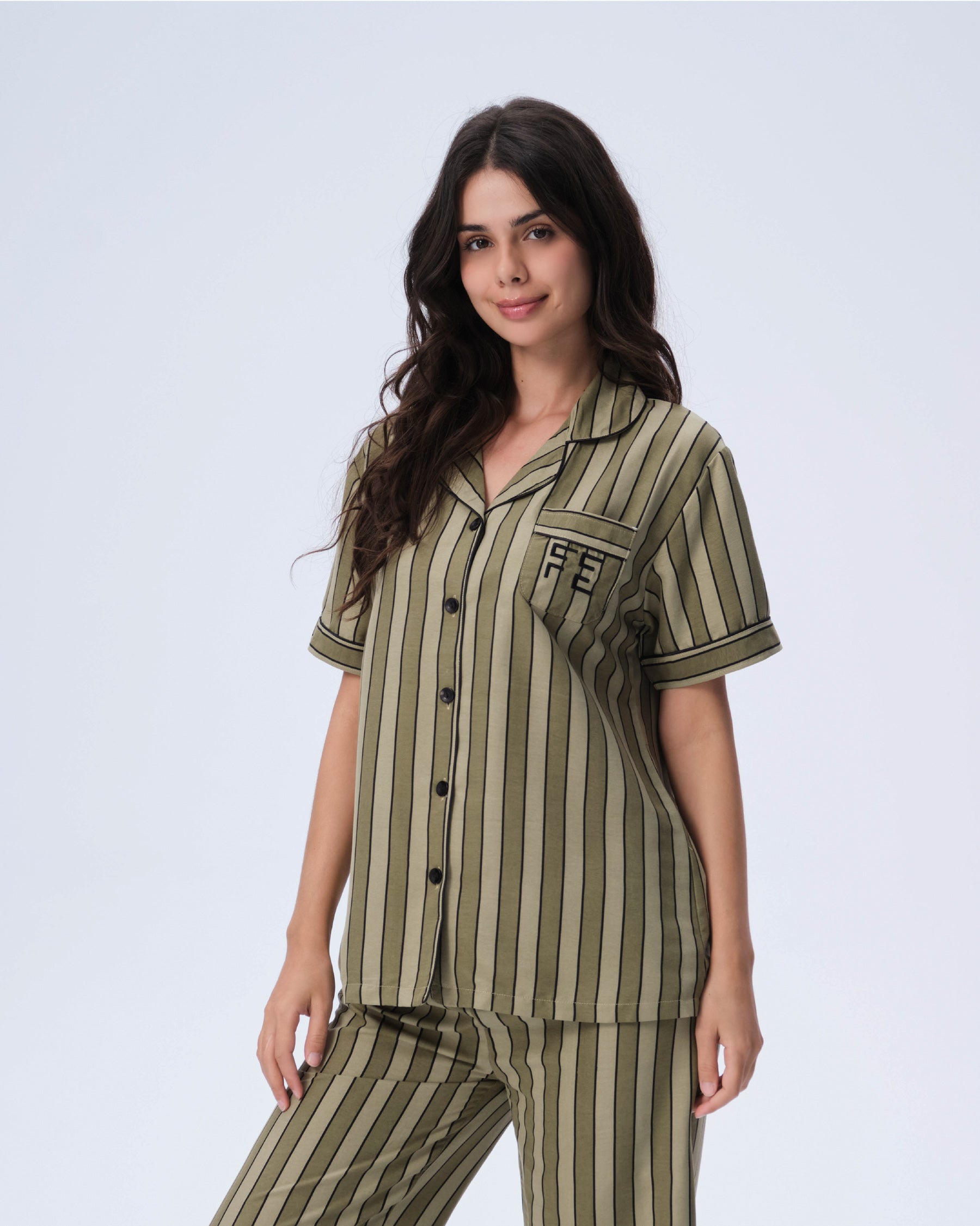 بيجامة نسائية - قطعتين (M-2XL)