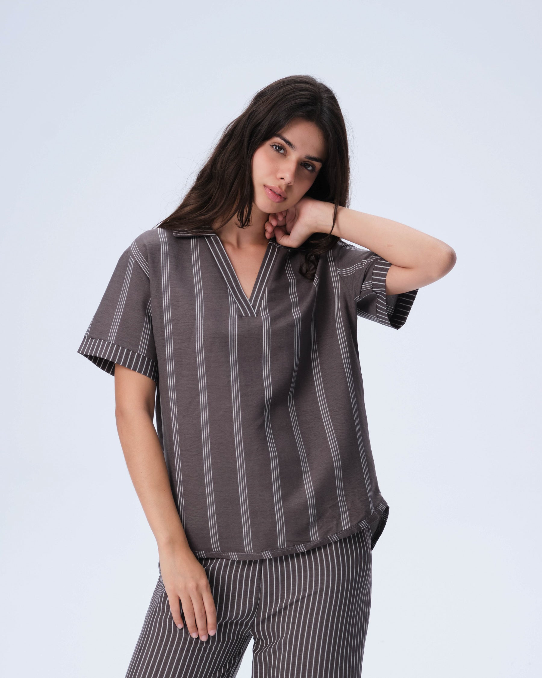 بيجامة نسائية - قطعتين (M-2XL)