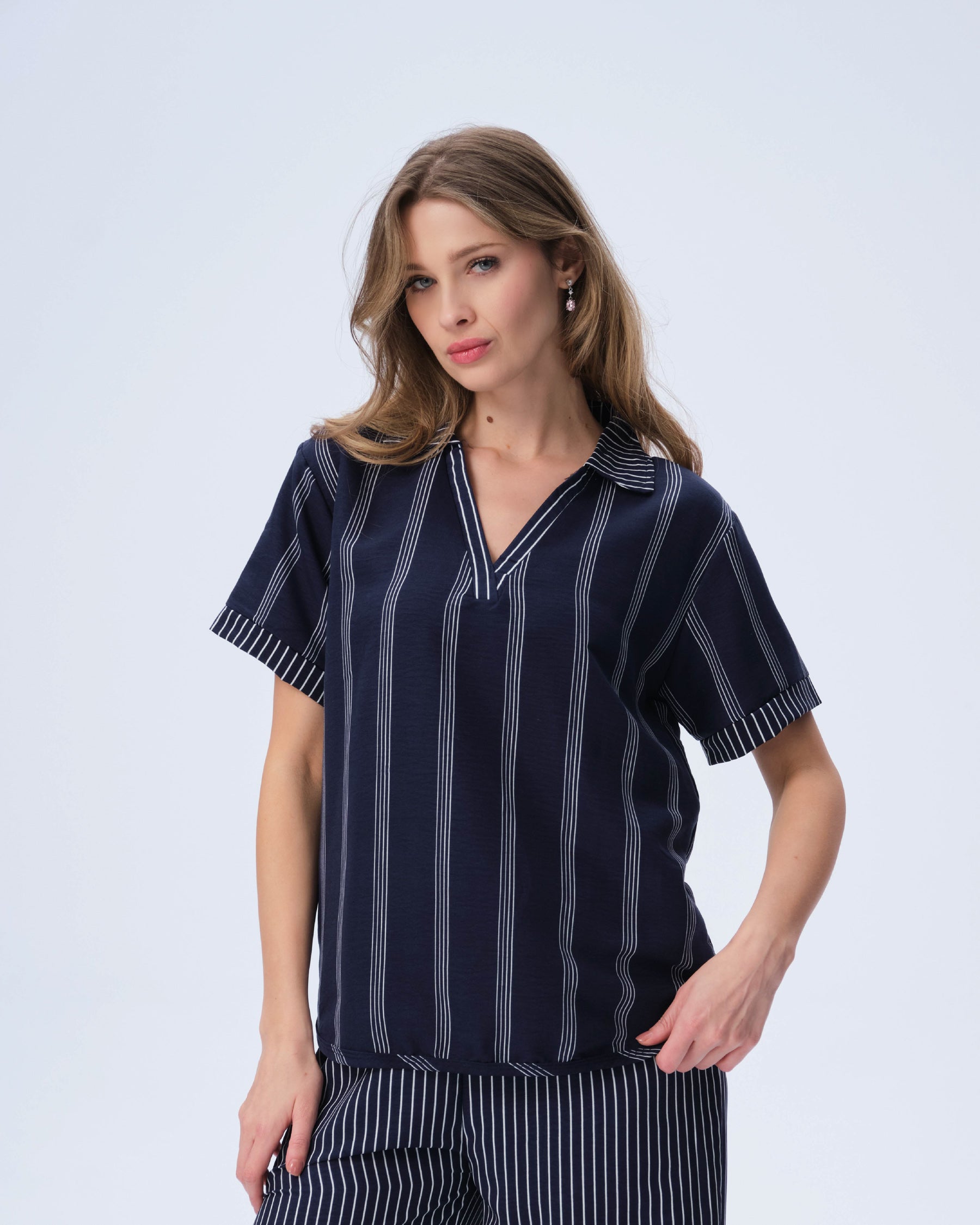 بيجامة نسائية - قطعتين (M-2XL)