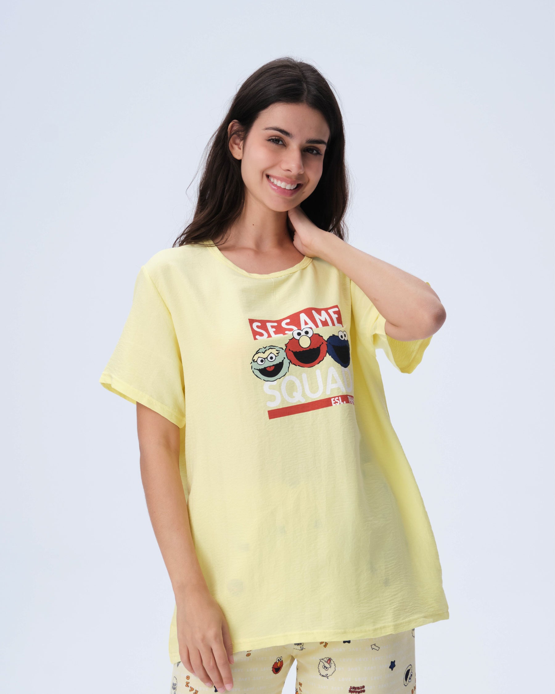 بيجامة نسائية - قطعتين (M-2XL)
