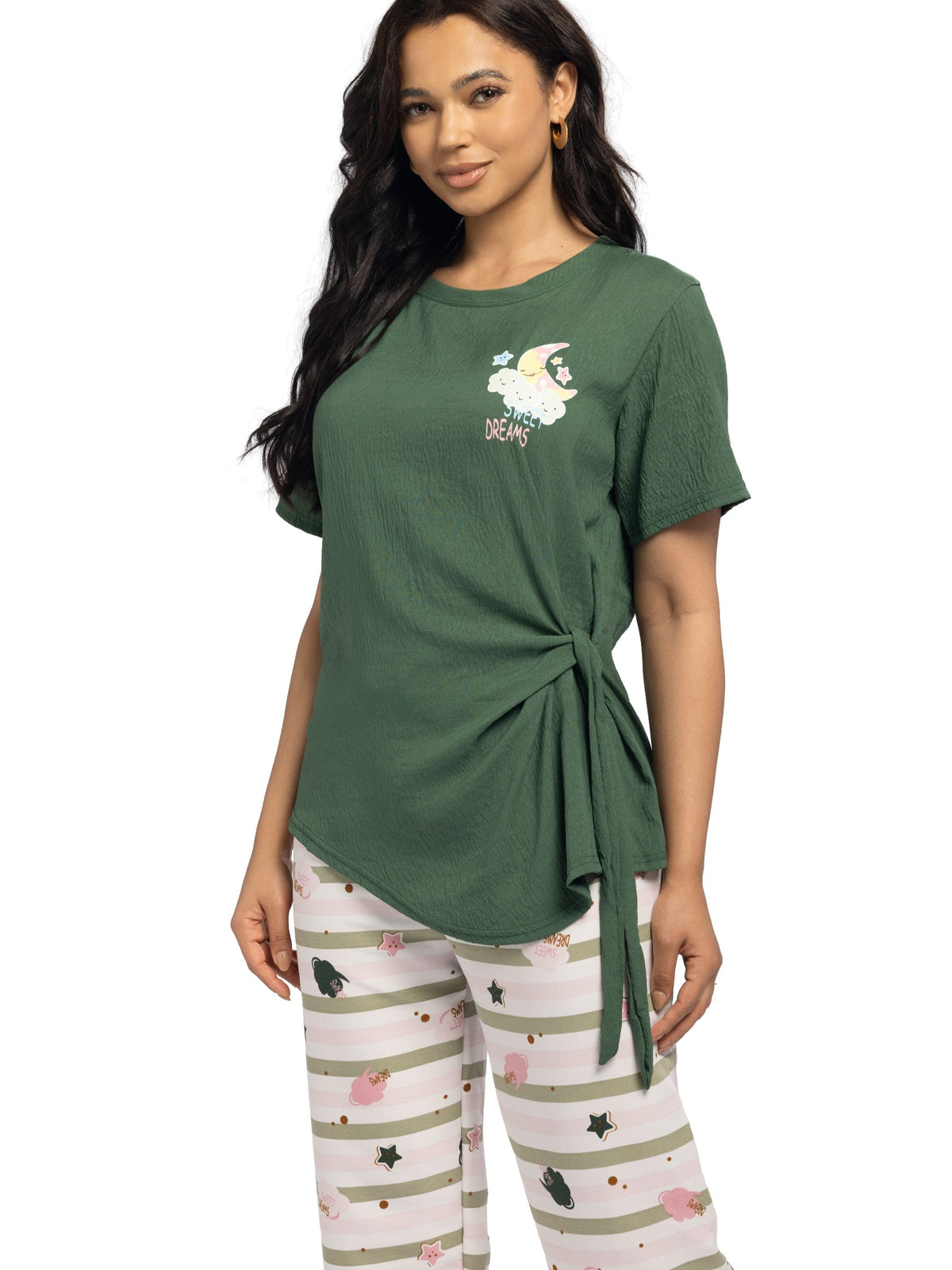 بيجامة نسائية - قطعتين (M-2XL)