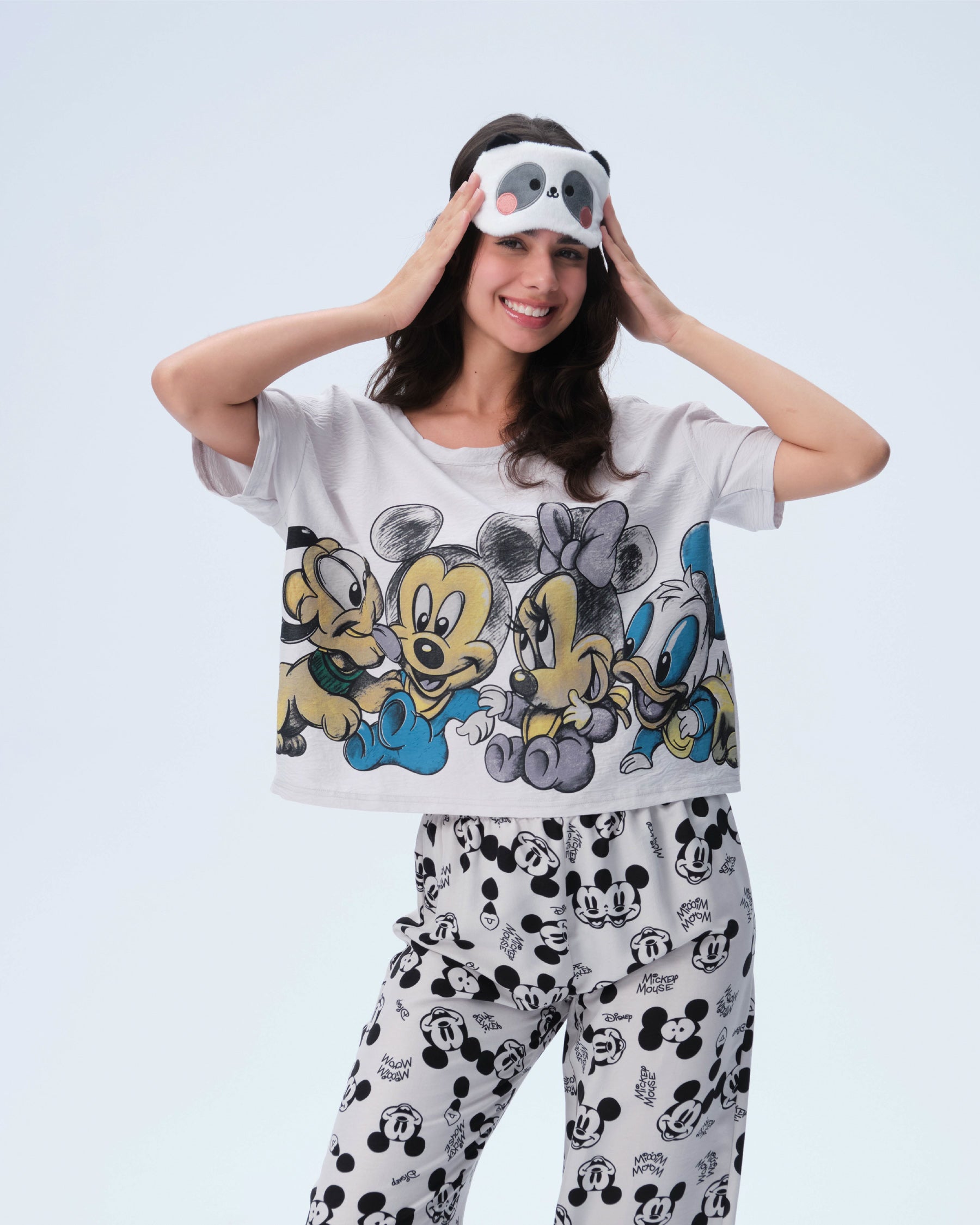 بيجامة نسائية - قطعتين (3XL-6XL)