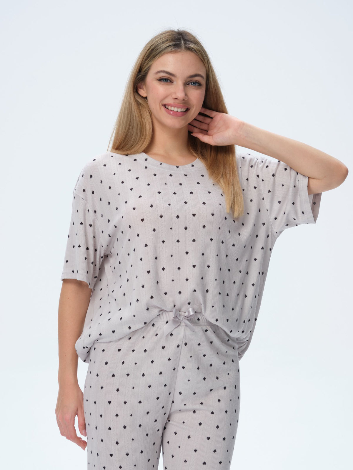 بيجامة نسائية - قطعتين (3XL-6XL)