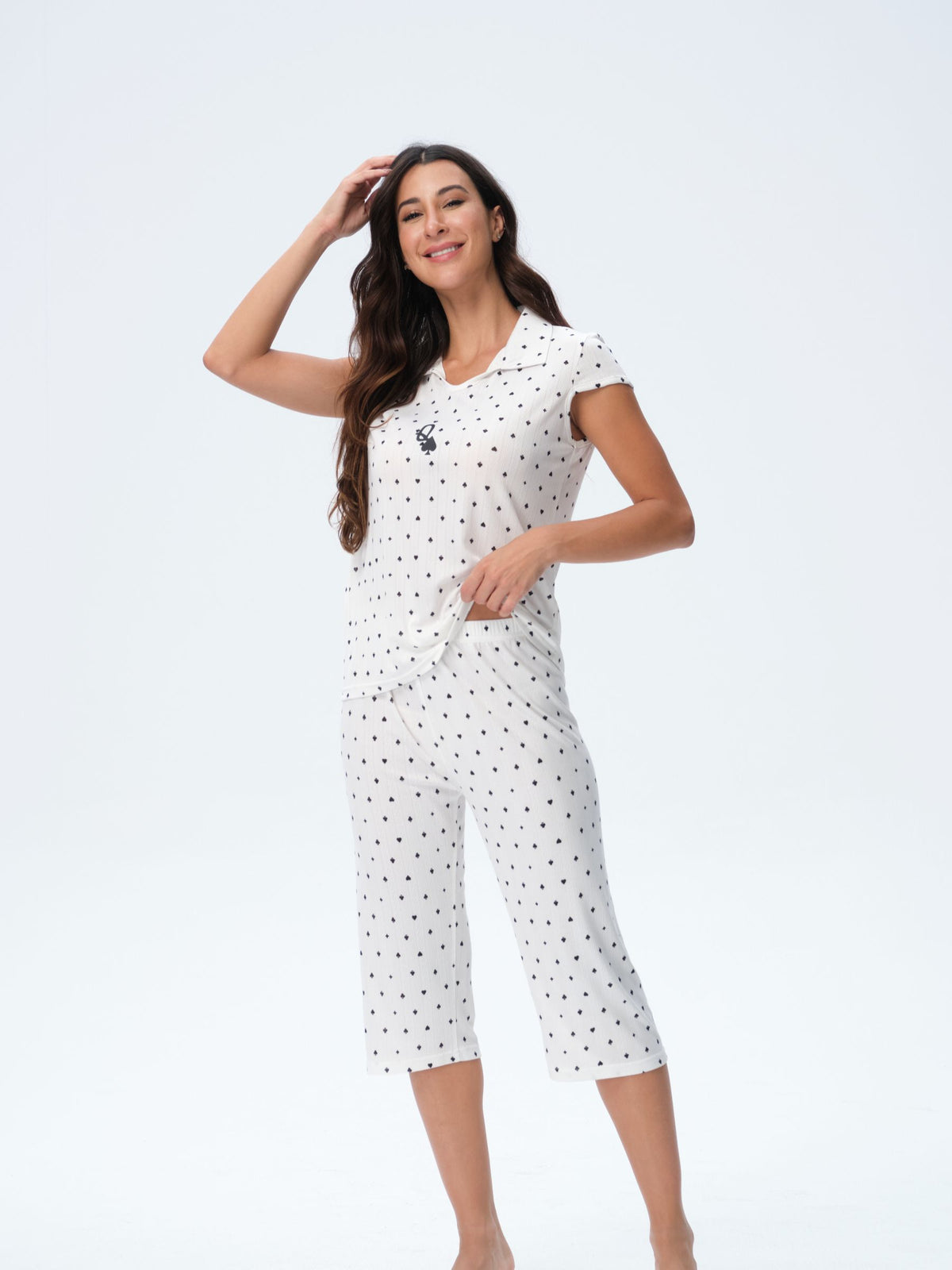 بيجامة نسائية - قطعتين (3XL-6XL)
