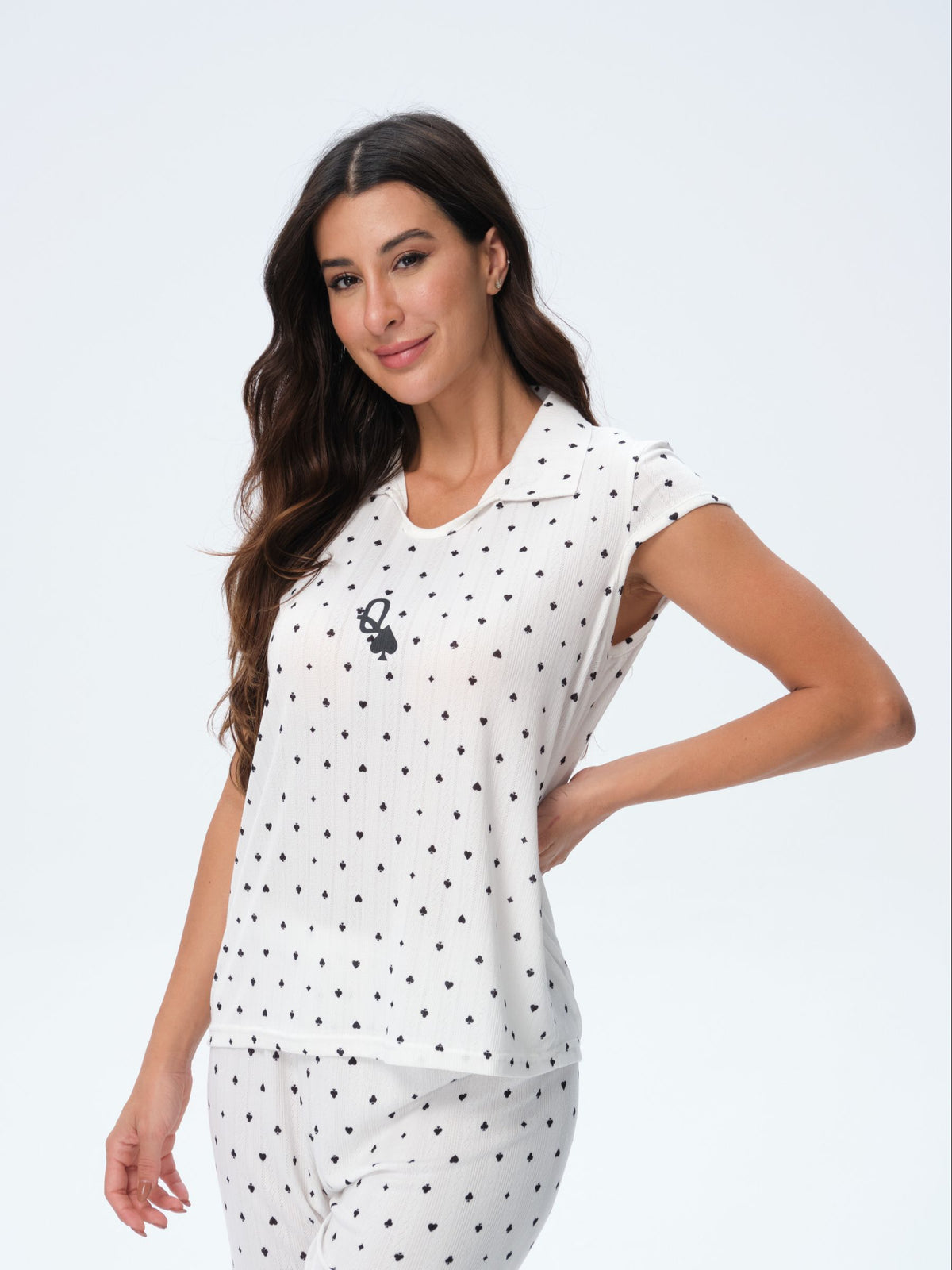 بيجامة نسائية - قطعتين (3XL-6XL)
