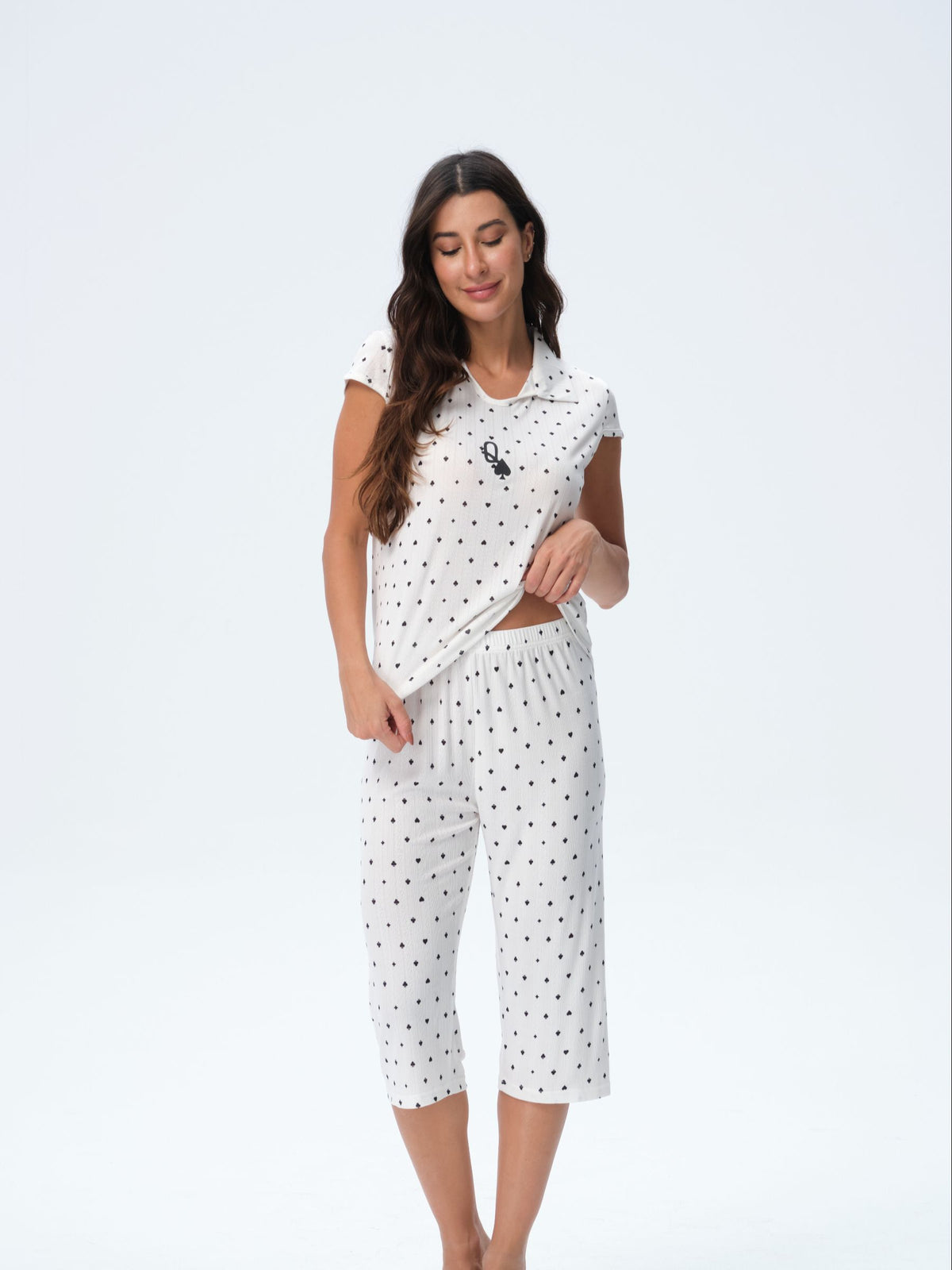 بيجامة نسائية - قطعتين (3XL-6XL)
