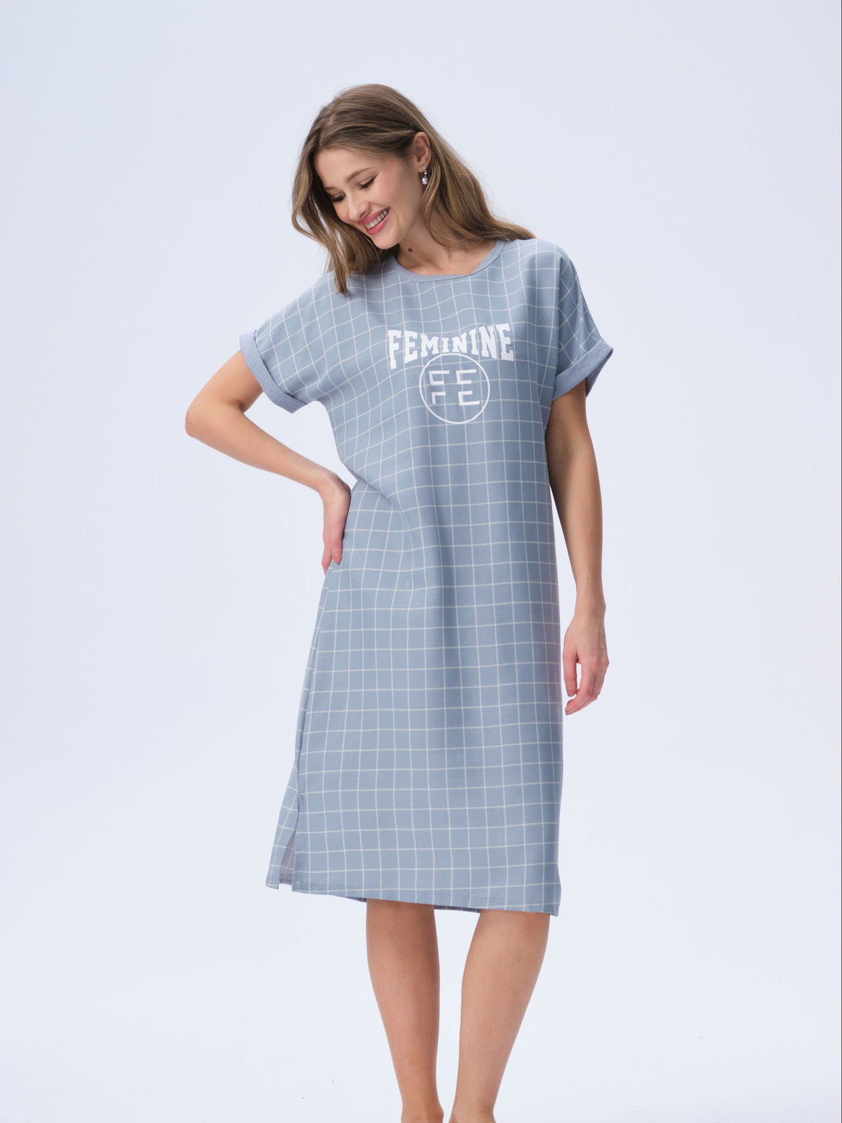 بيجامة نسائية - قطعتين (M-2XL)