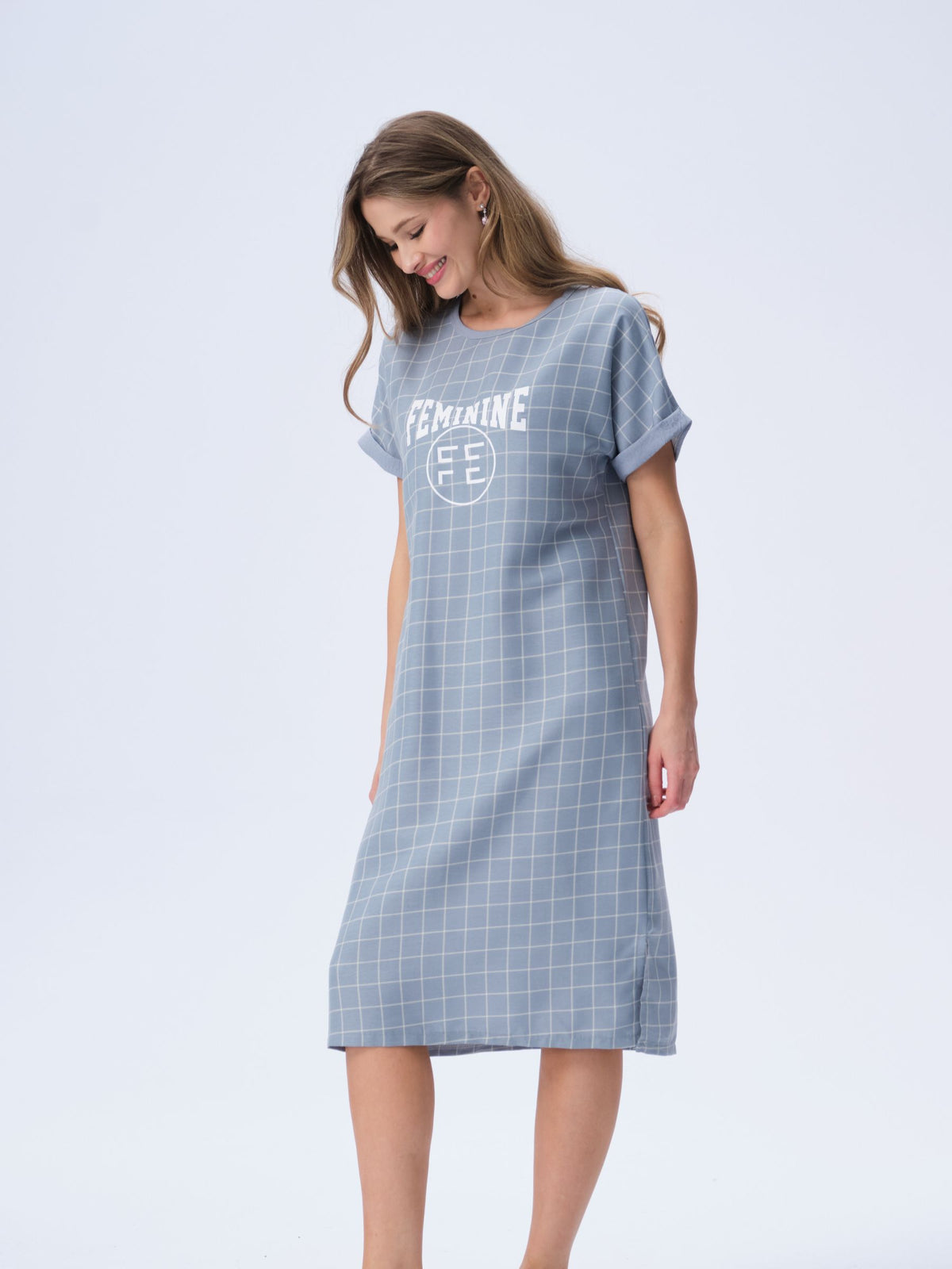 بيجامة نسائية - قطعتين (M-2XL)