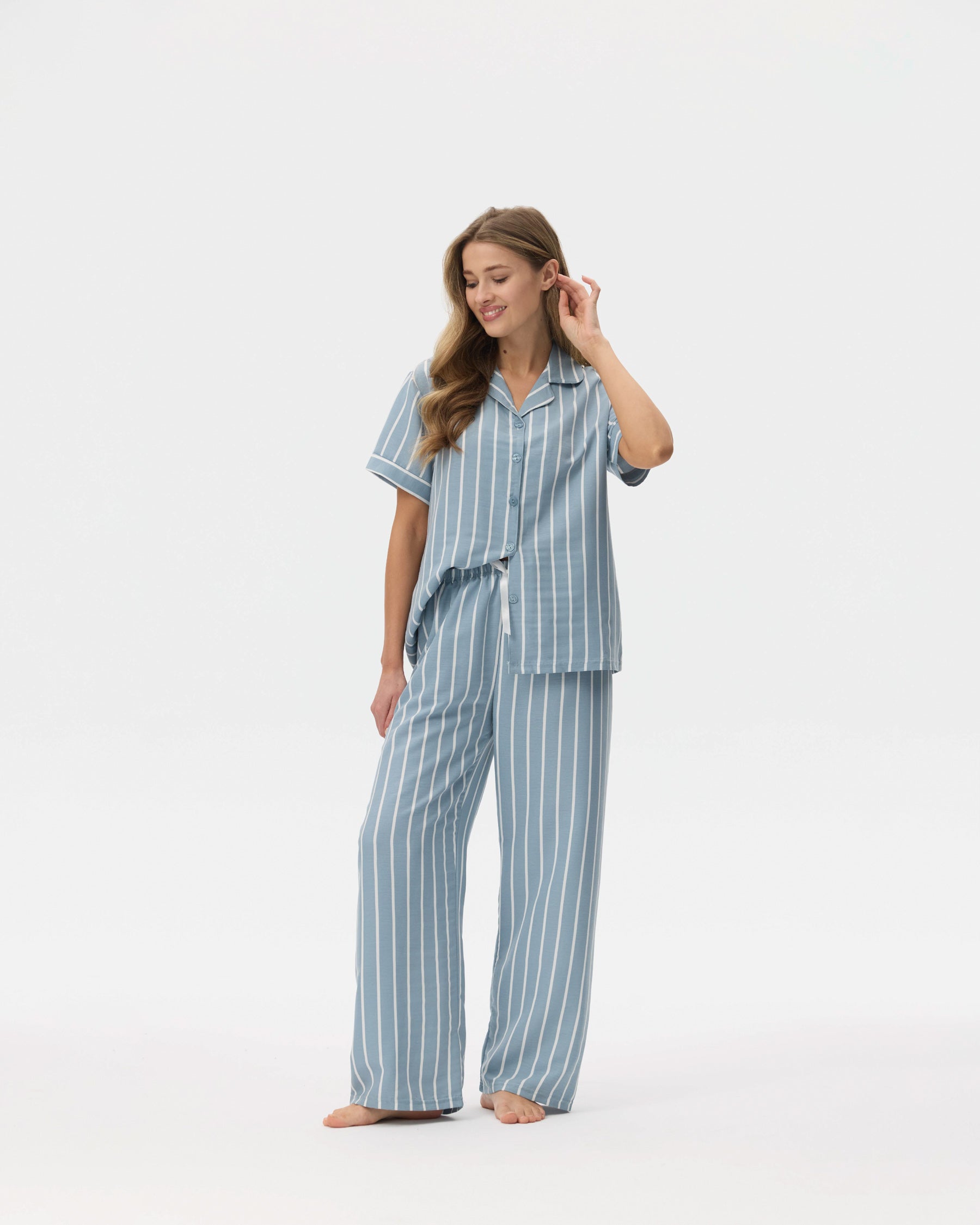 بيجامة نسائية - قطعتين (M-2XL)