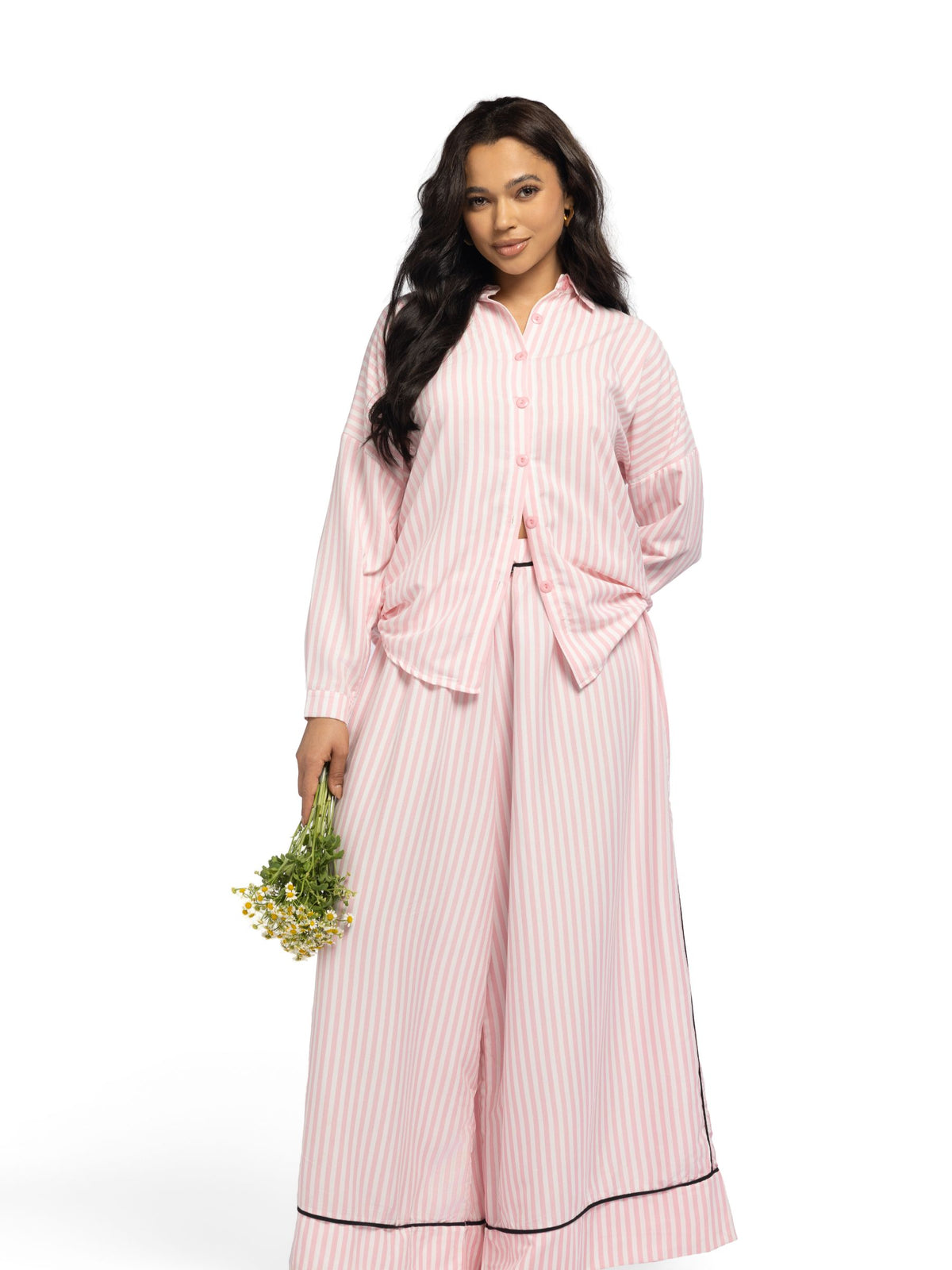 بيجامة نسائية - قطعتين (M-2XL)