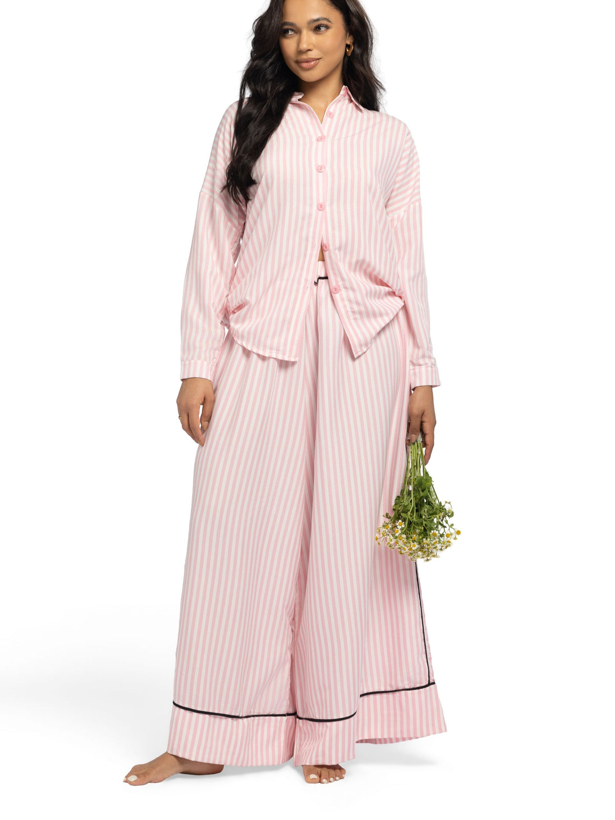 بيجامة نسائية - قطعتين (M-2XL)