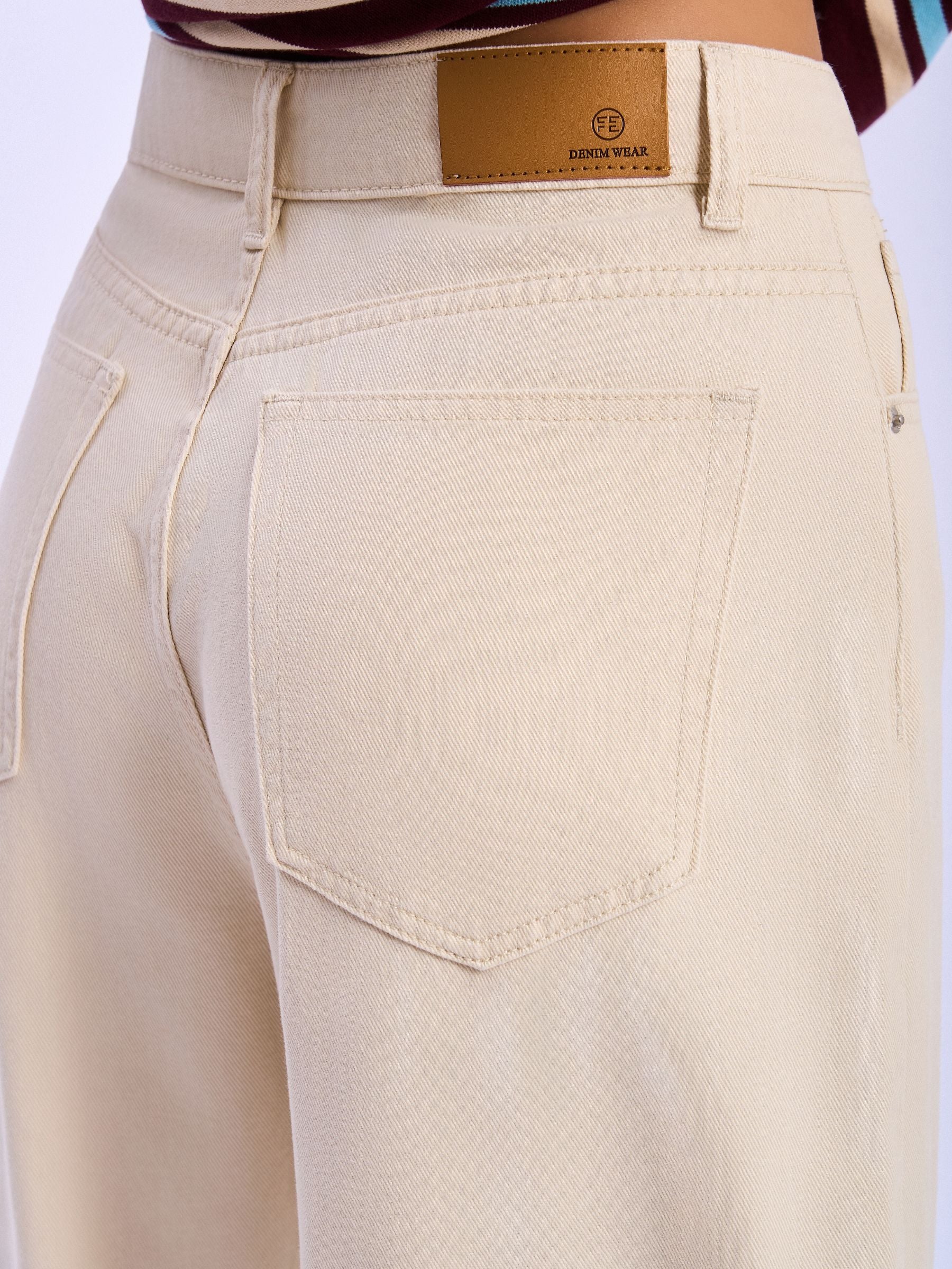 HIGH WAIST BAGGY WIDE LEG JEANS