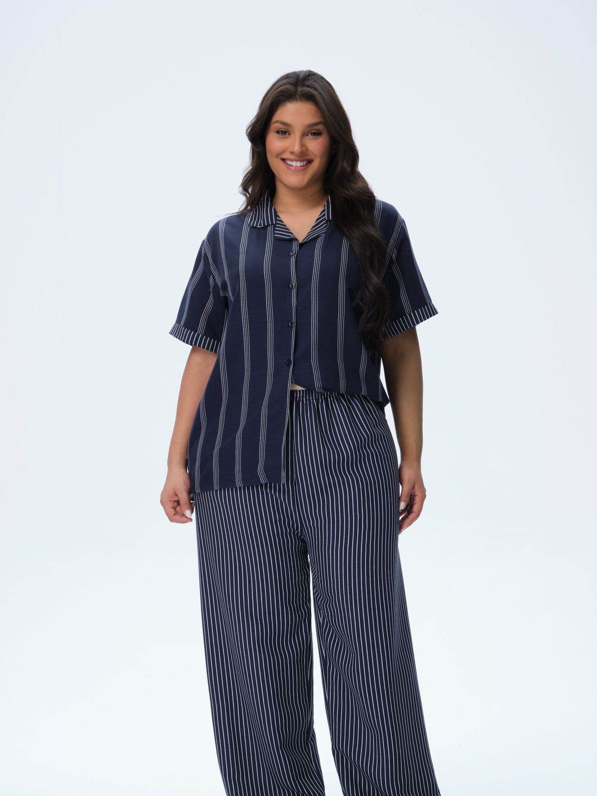 بيجامة نسائية - قطعتين (3XL-6XL)