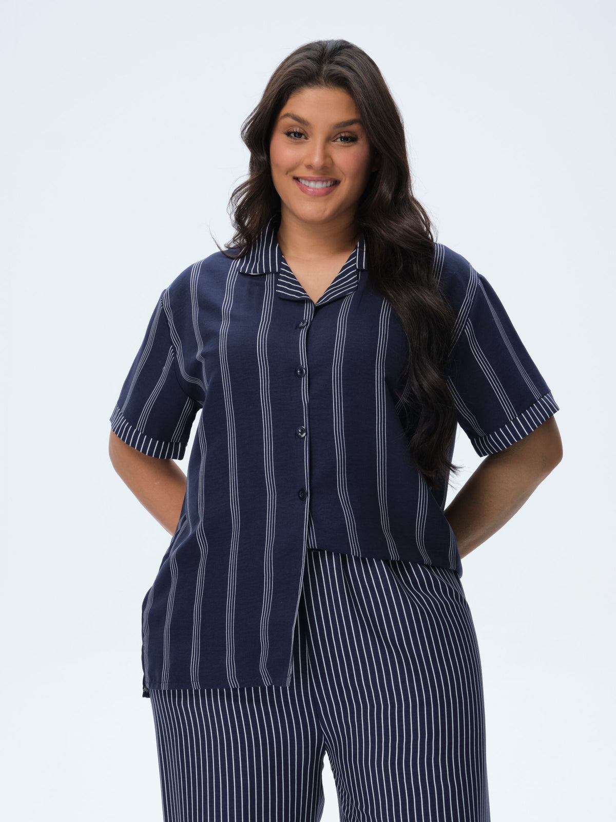 بيجامة نسائية - قطعتين (3XL-6XL)