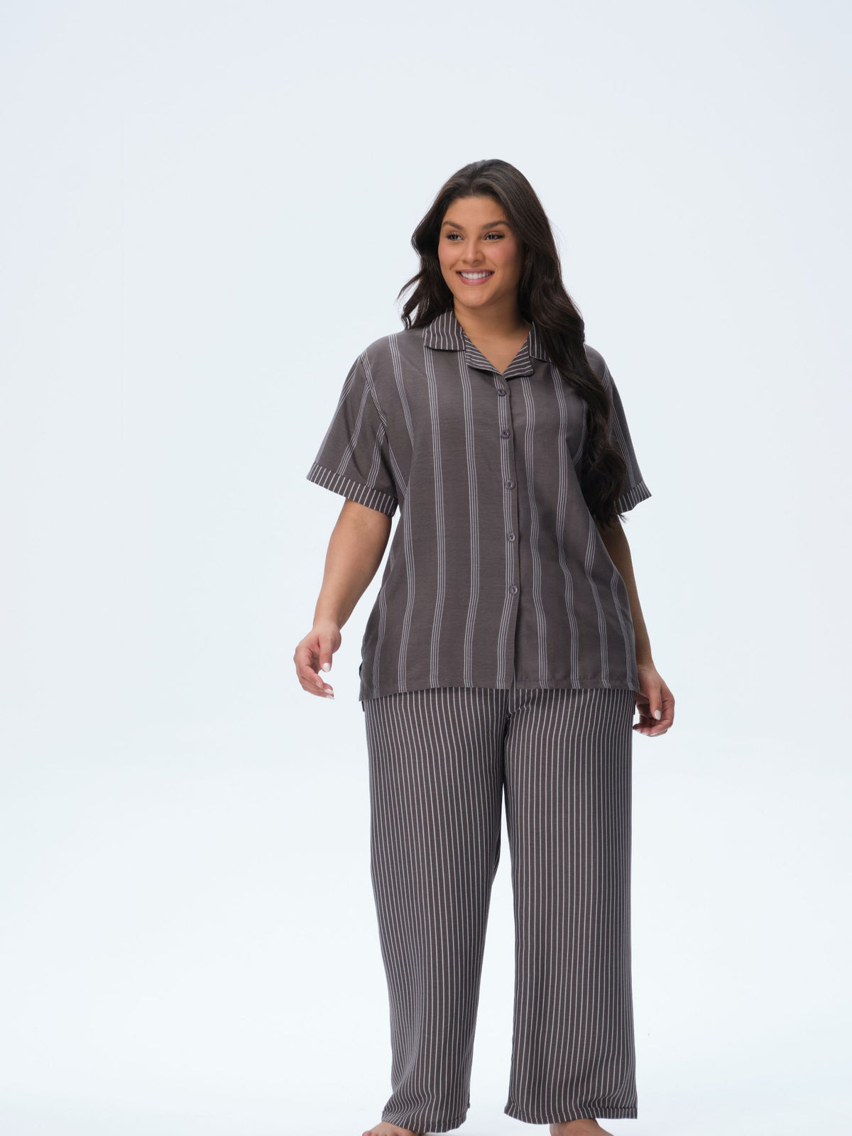 بيجامة نسائية - قطعتين (3XL-6XL)