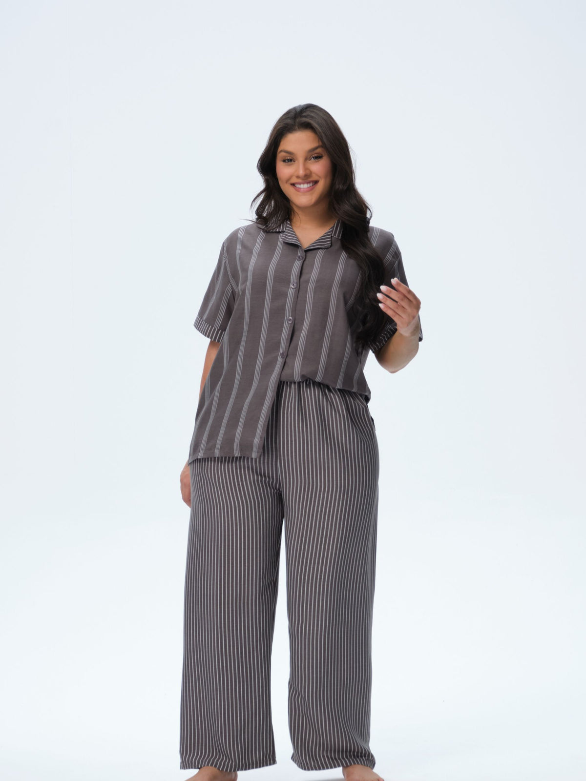 بيجامة نسائية - قطعتين (3XL-6XL)
