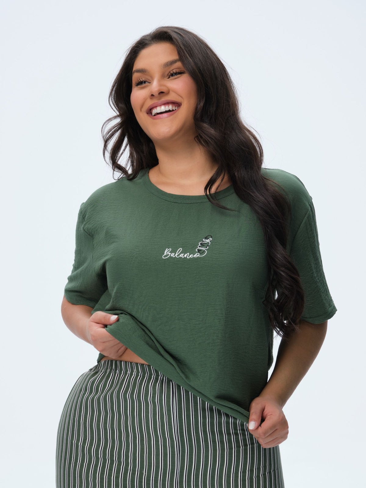 بيجامة نسائية - قطعتين (3XL-6XL)