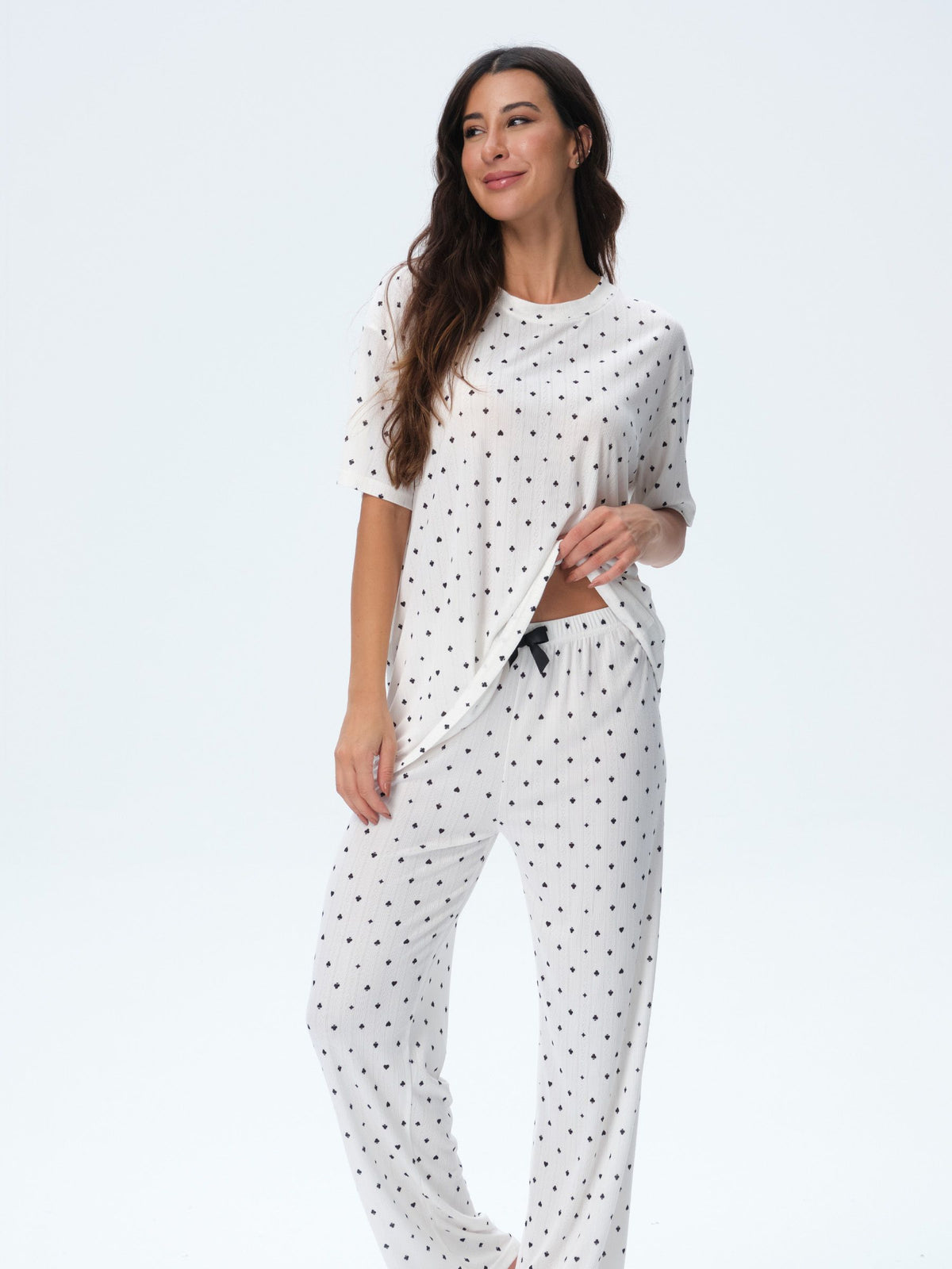 بيجامة نسائية - قطعتين (M-2XL)