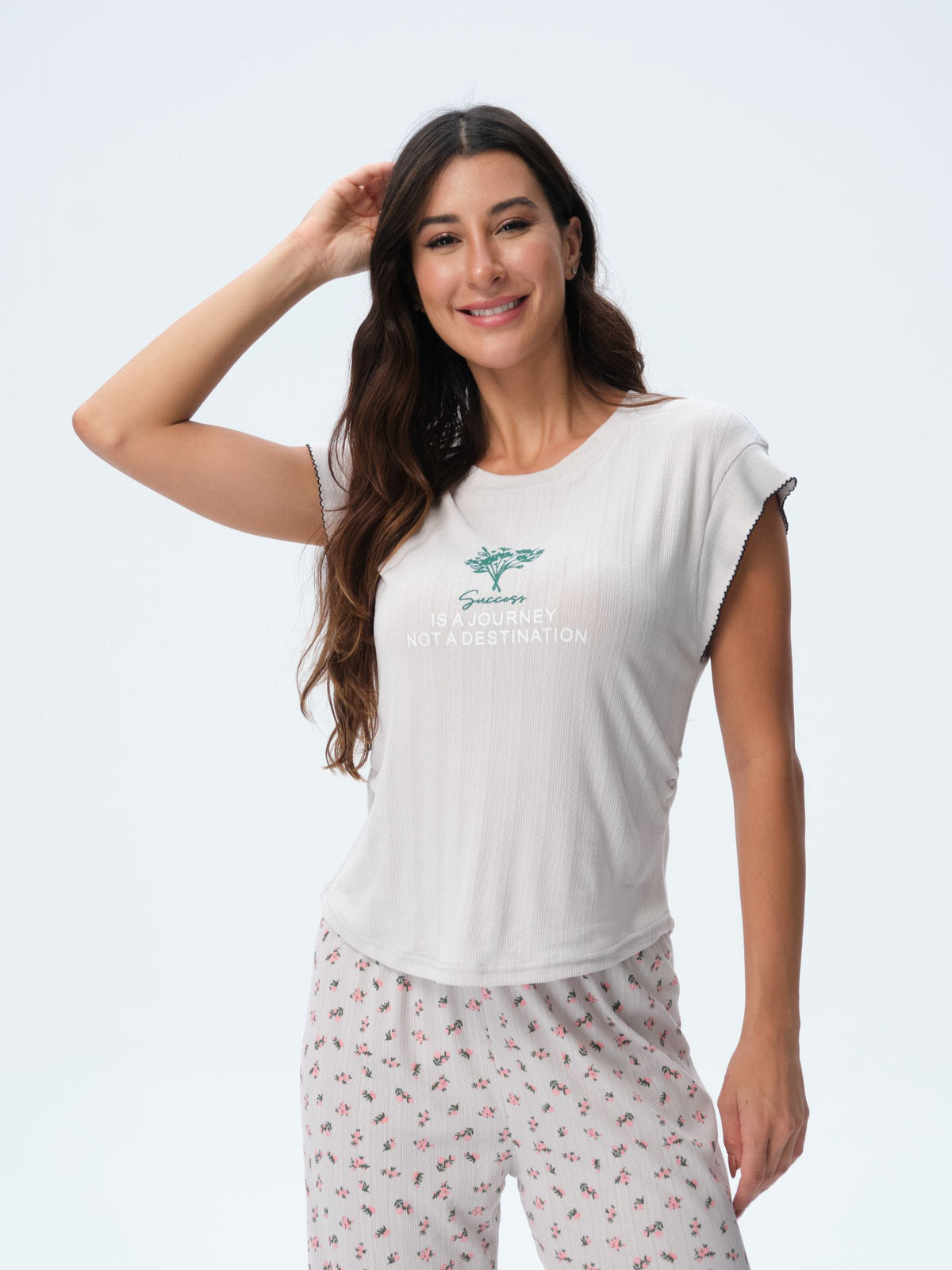 بيجامة نسائية - قطعتين (3XL-6XL)