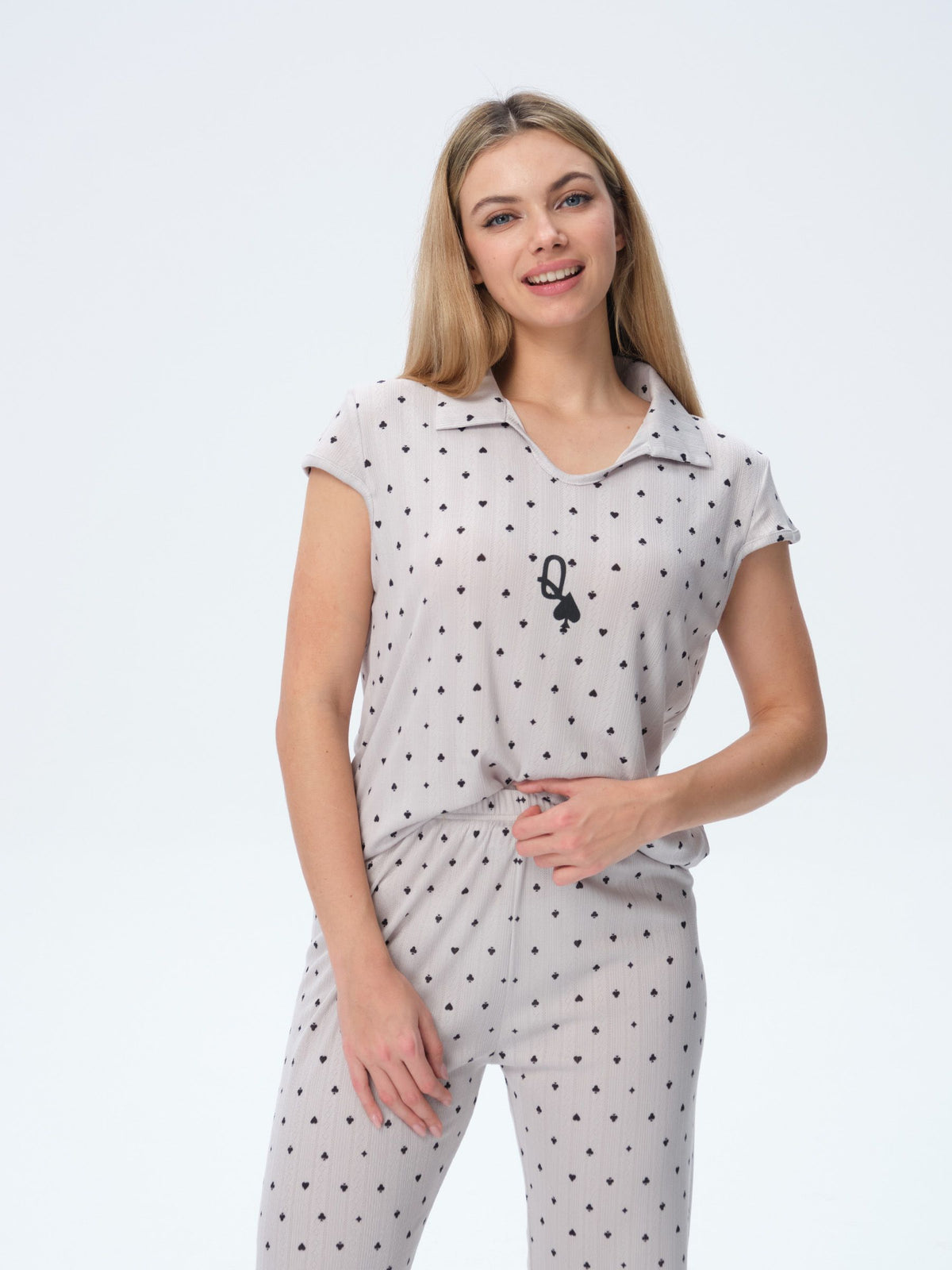 بيجامة نسائية - قطعتين (3XL-6XL)