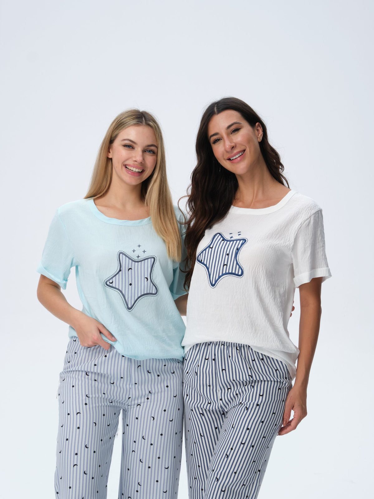 بيجامة نسائية - قطعتين (3XL-6XL)