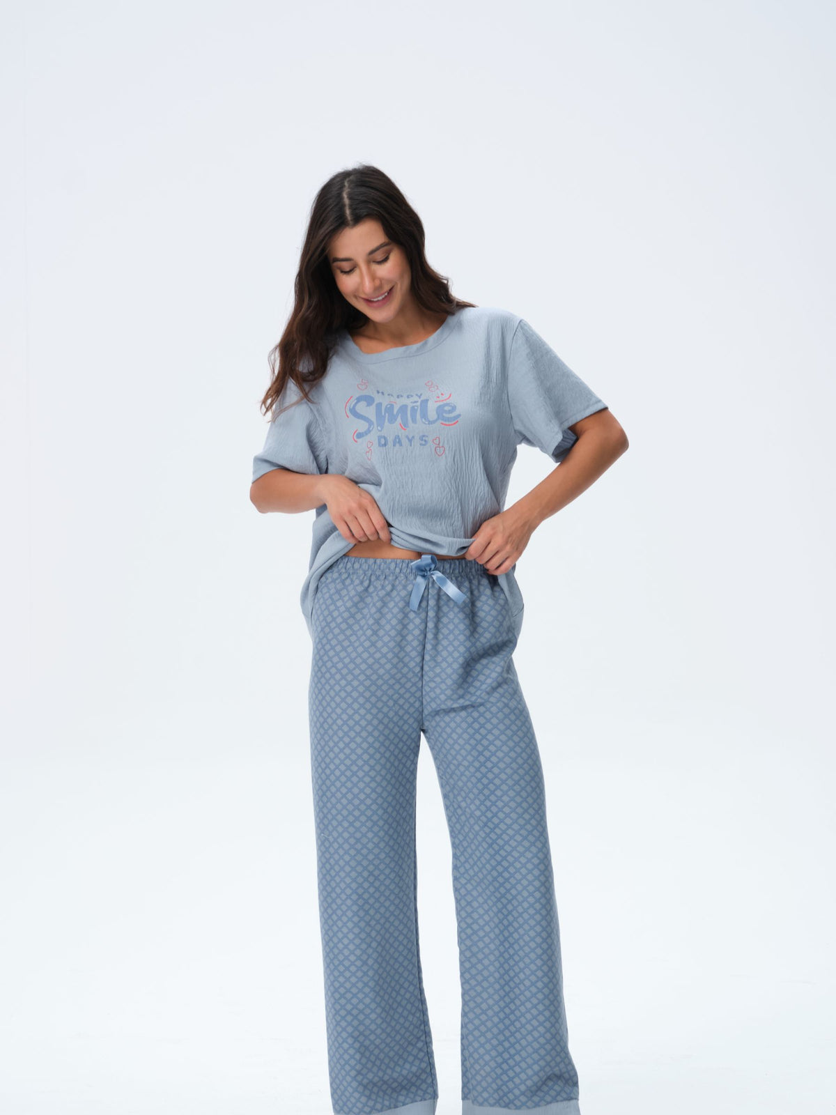 بيجامة نسائية - قطعتين (3XL-6XL)