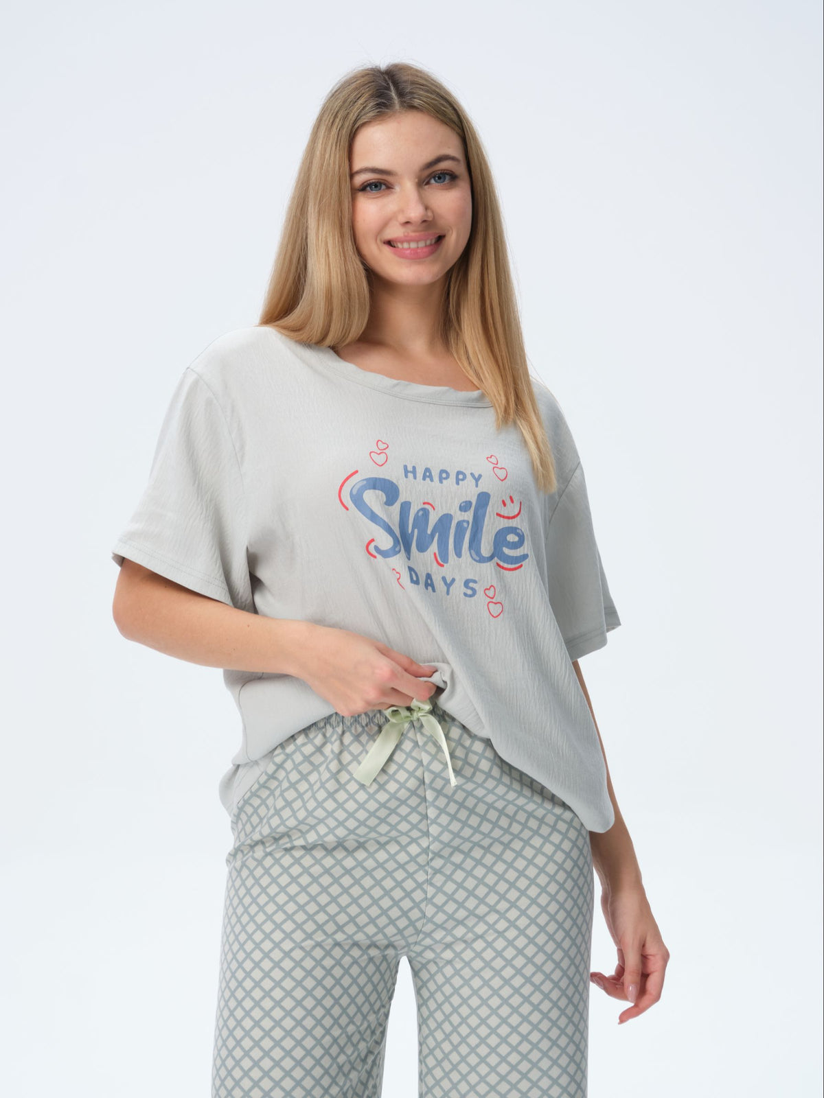 بيجامة نسائية - قطعتين (3XL-6XL)