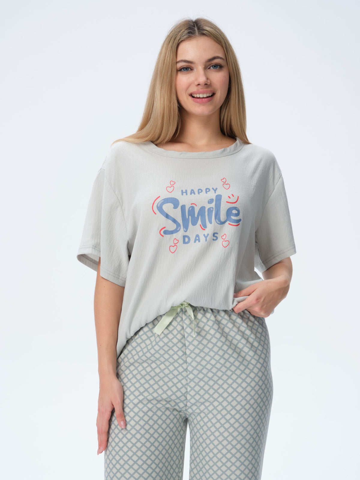 بيجامة نسائية - قطعتين (3XL-6XL)