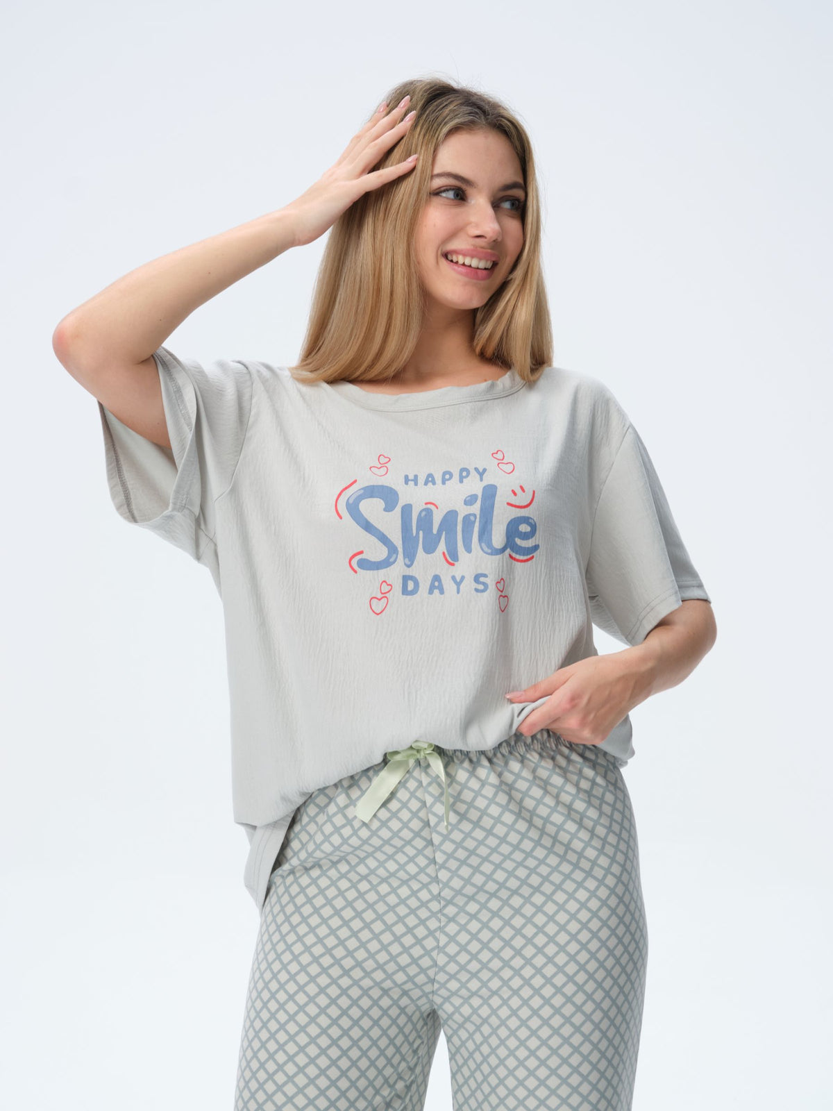 بيجامة نسائية - قطعتين (3XL-6XL)