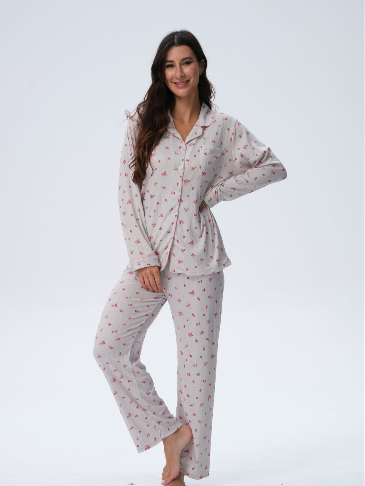 بيجامة نسائية - قطعتين (3XL-6XL)