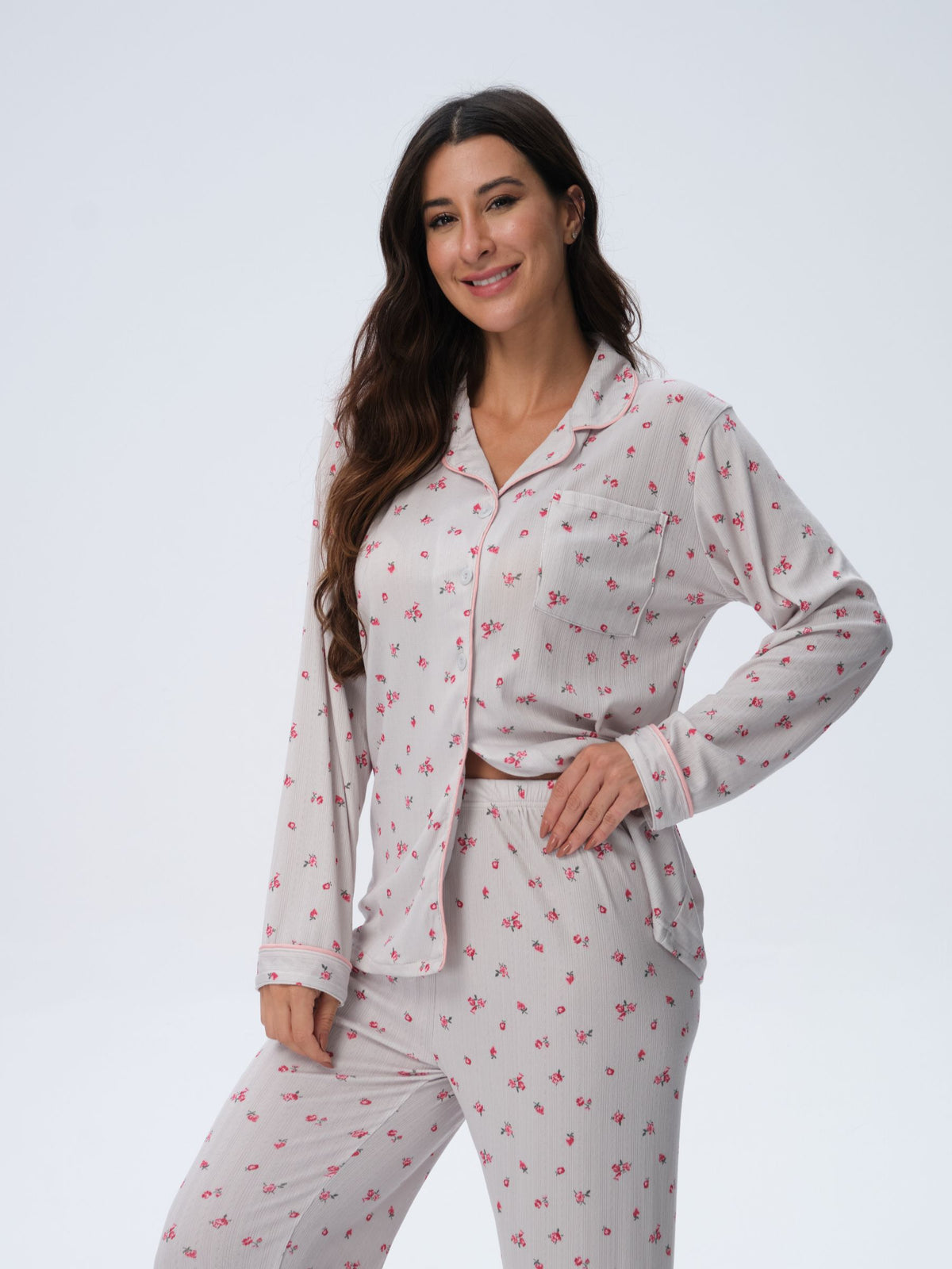 بيجامة نسائية - قطعتين (3XL-6XL)