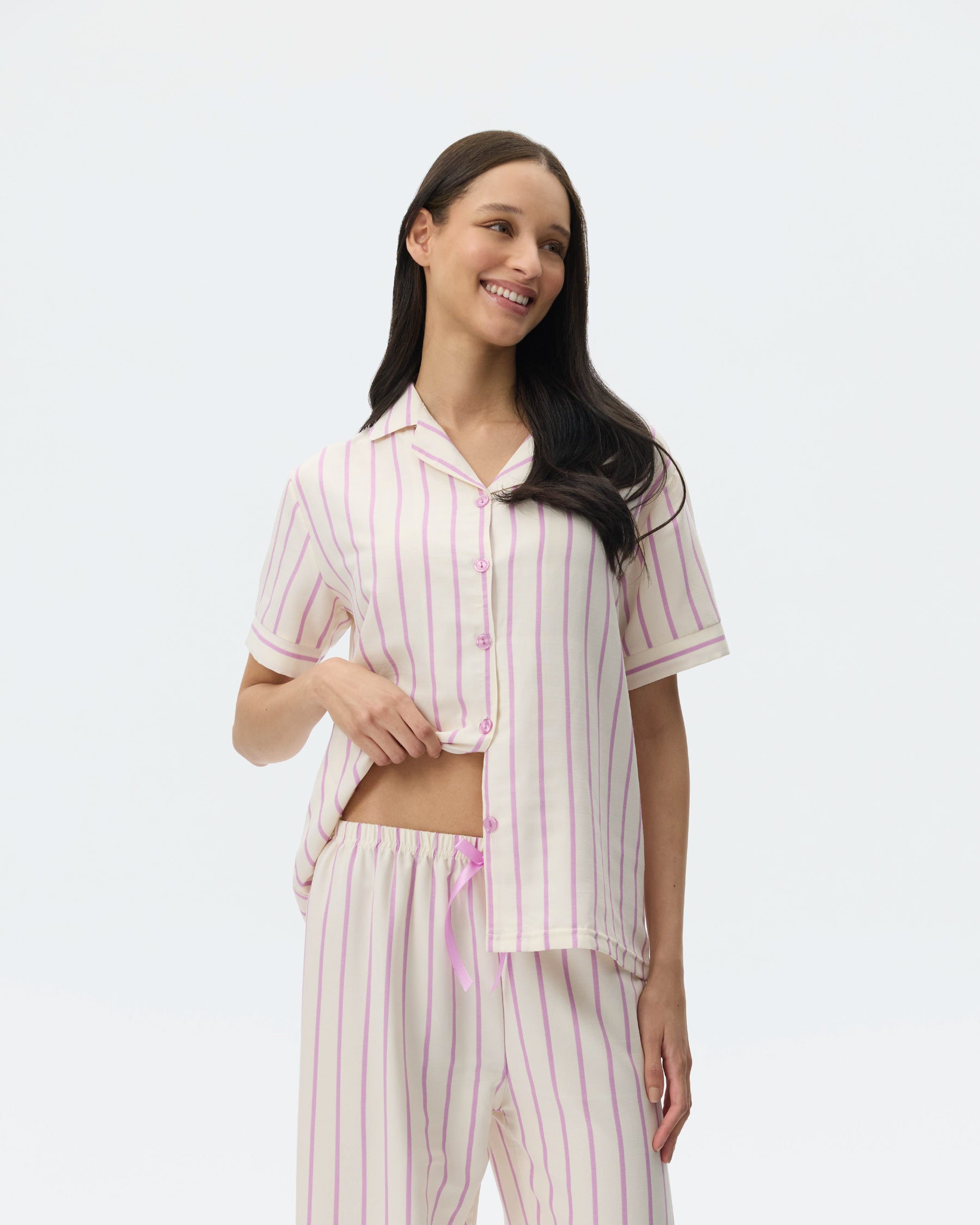 بيجامة نسائية - قطعتين (M-2XL)