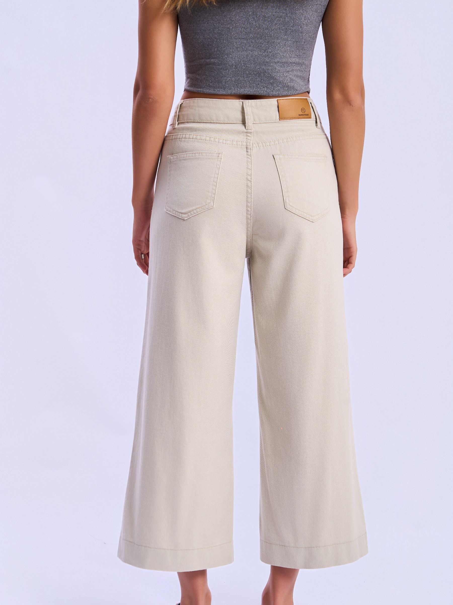 Feminines-High-Waisted-Wide-Leg-Cropped-Jeans-White-Cream#Color_White Cream