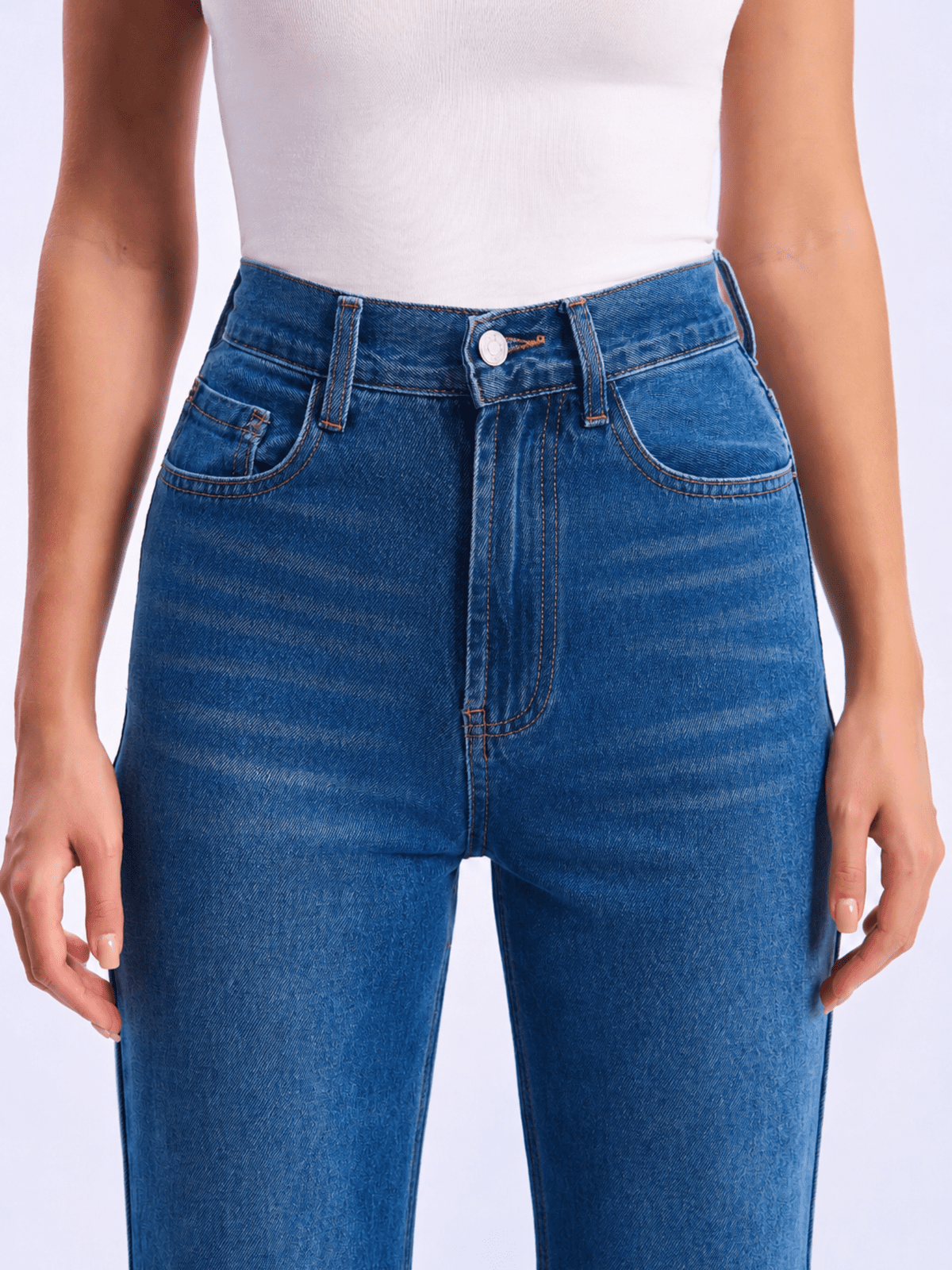 Feminines-High-Waisted-Wide-Leg-Jeans-Medium-Blue-Denim#Color_MEDIUM BLUE DENIM