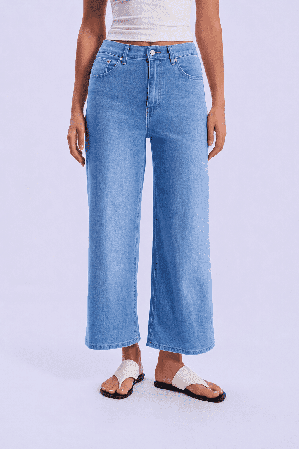Feminines-High-Waisted-Straight-Wide-Leg-Jeans-Medium-Blue-Denim#Color_MEDIUM BLUE DENIM