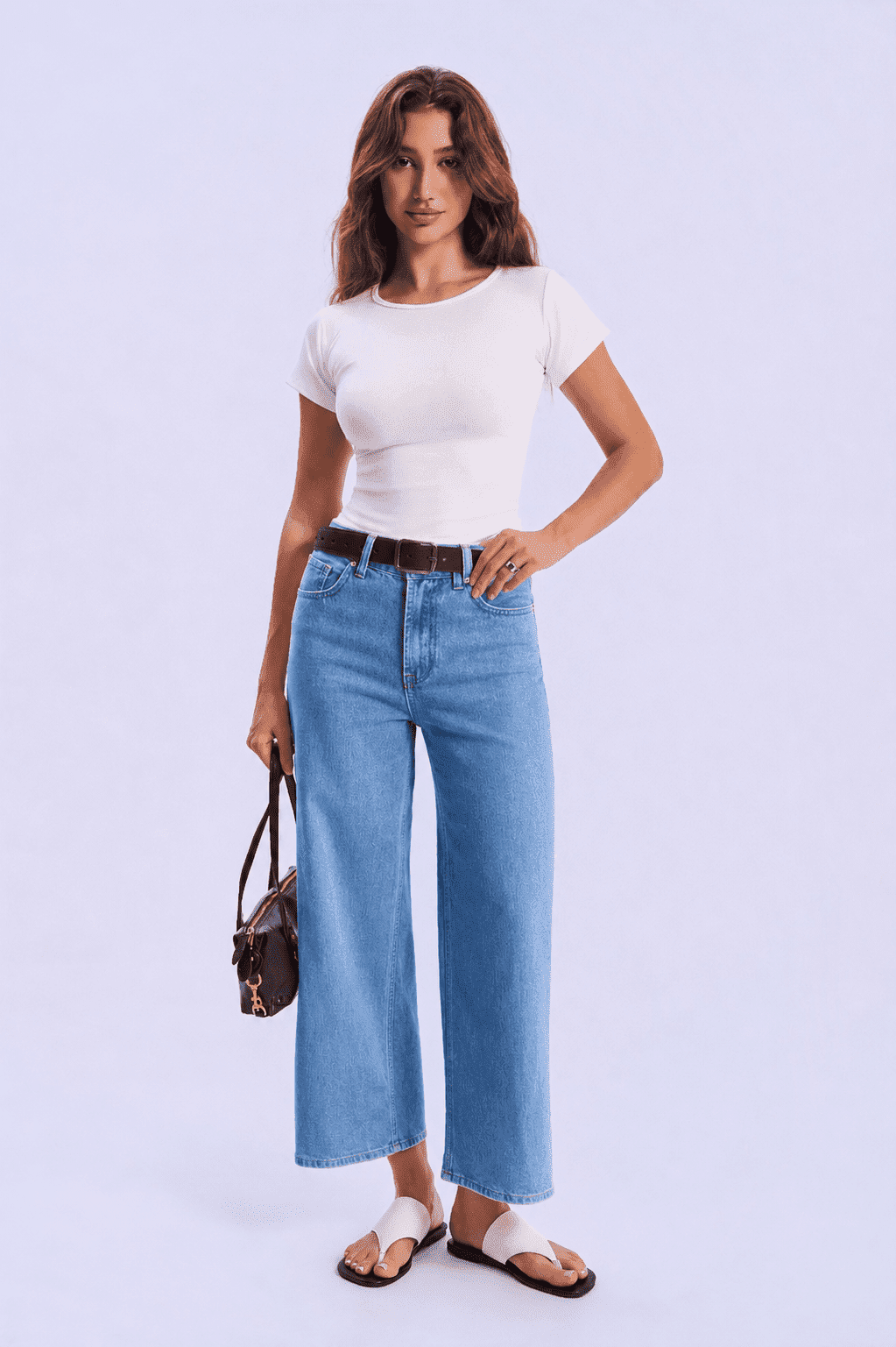 Feminines-High-Waisted-Straight-Wide-Leg-Jeans-Medium-Blue-Denim#Color_MEDIUM BLUE DENIM