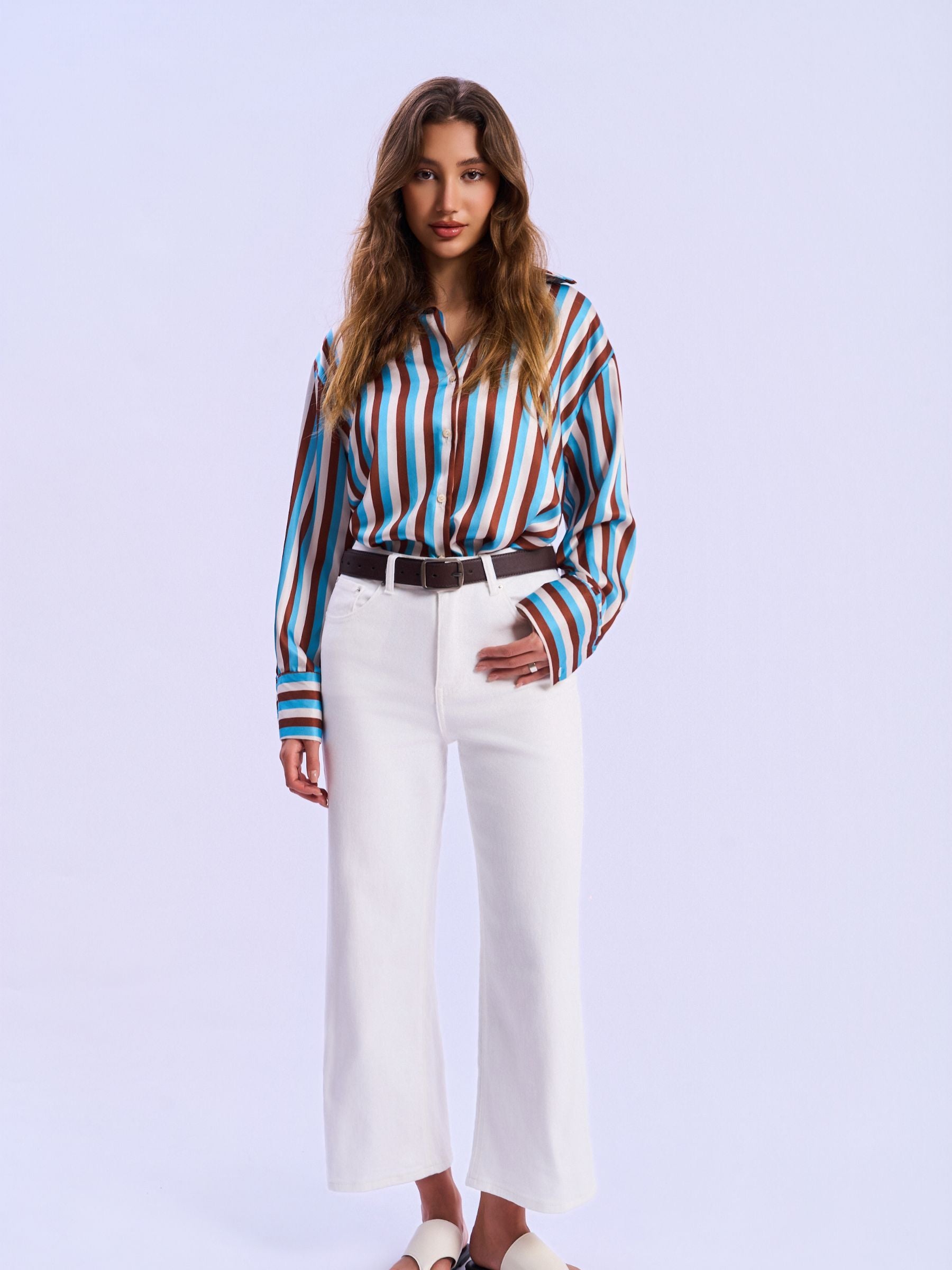 Feminines-High-Waisted-Straight-Wide-Leg-Jeans-White-Denim#Color_WHITE DENIM