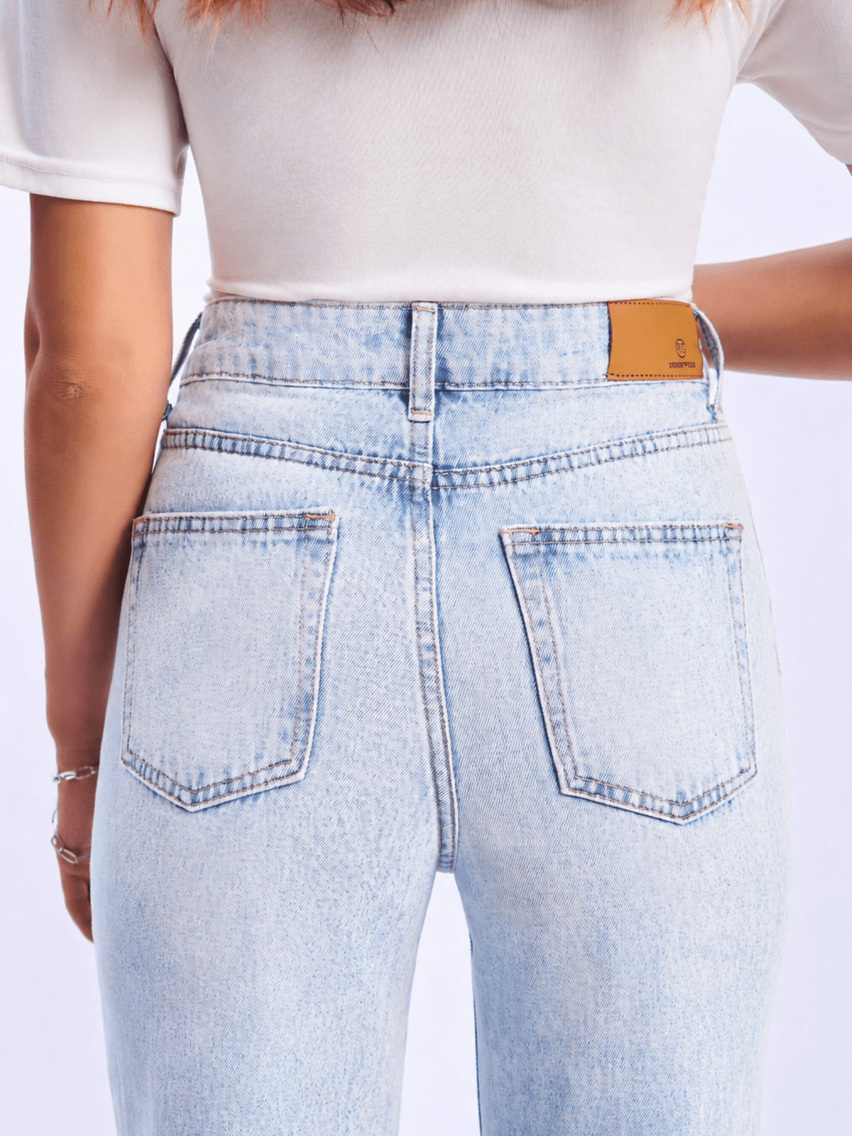 Feminines-High-Waisted-Wide-Leg-Jeans-Ice-Blue-Denim#Color_ICE BLUE DENIM